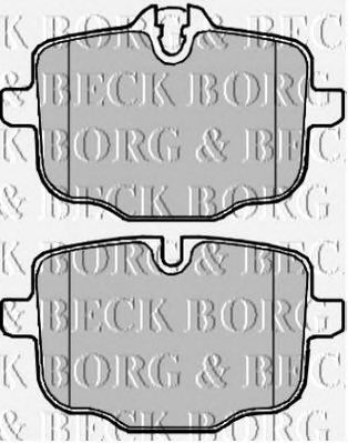 BORG & BECK bbp2226 -  Комплект тормозных колодок, дисковый тормоз